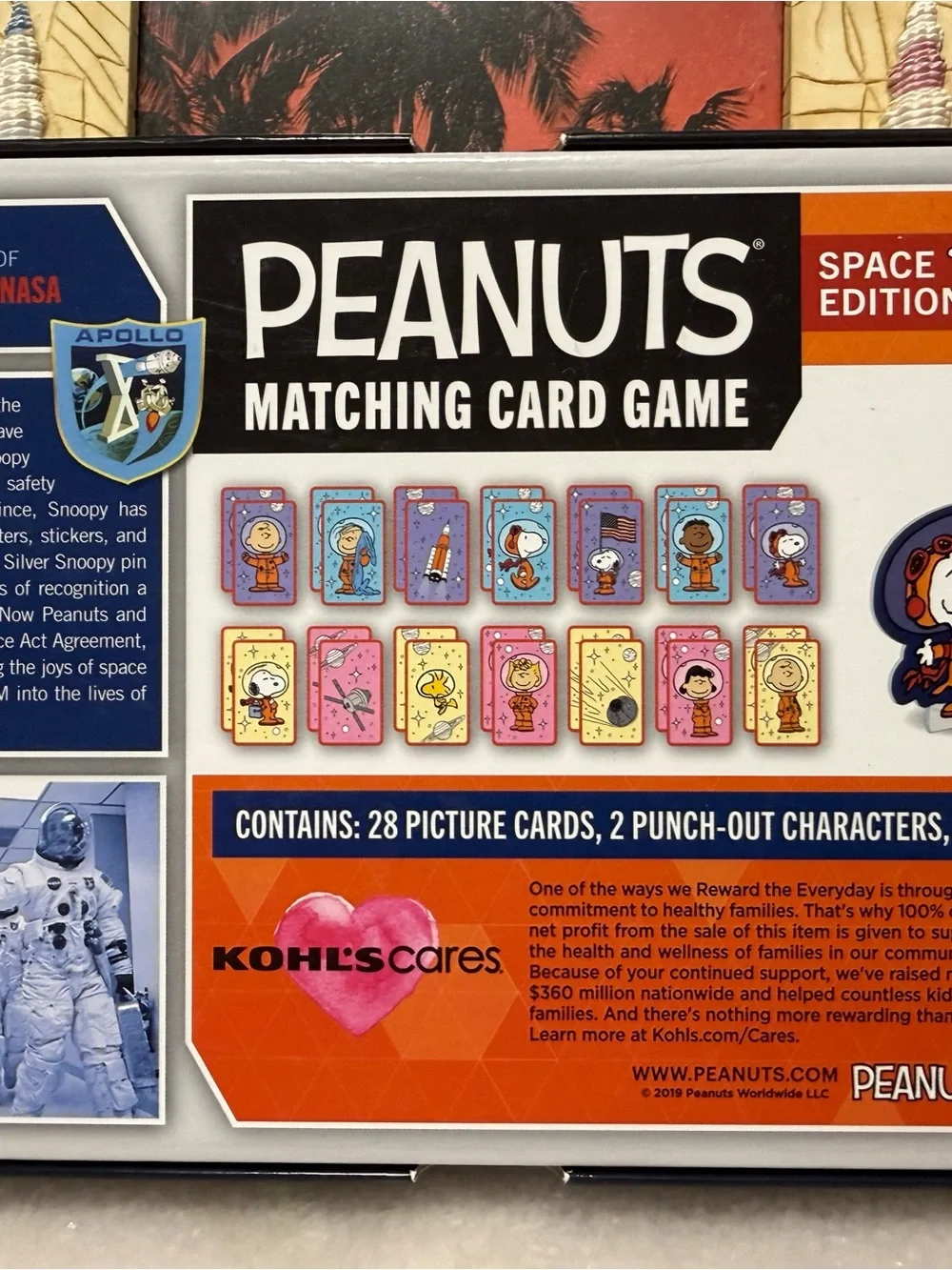 Peanuts Space Card Game - Pink & Purple Art Cards